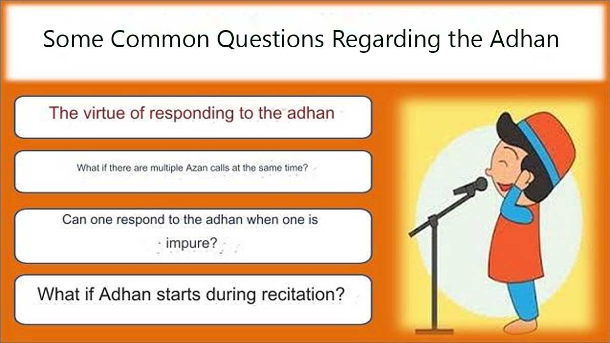 Some Common Questions Regarding the Adhan